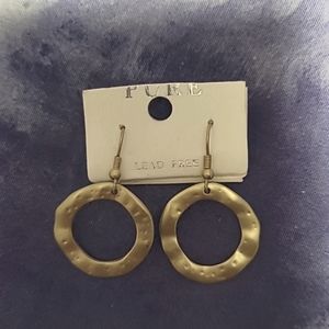Gold toned earrings